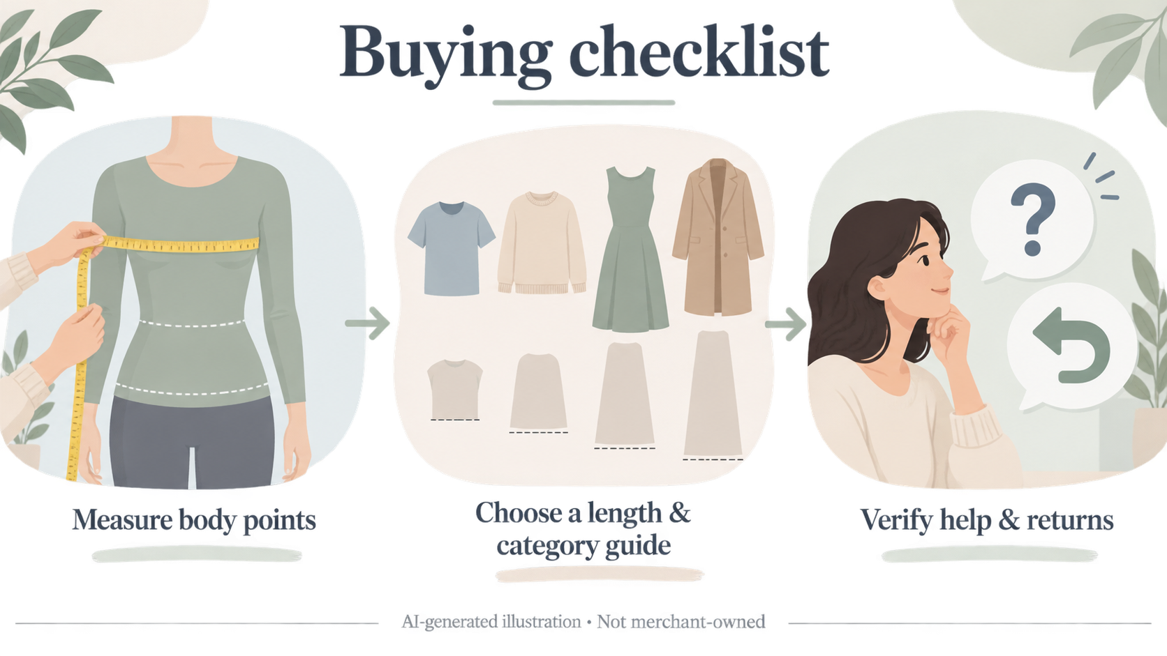 Turn the documented sizing and support evidence into a simple UK shopper workflow that reduces avoidable uncertainty without implying confirmed product performance